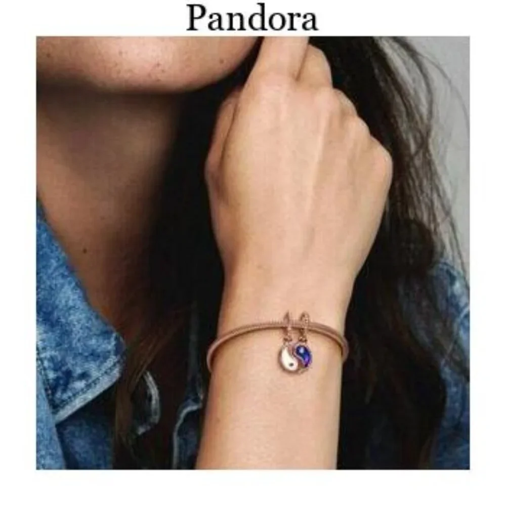 Pandora Splittable Yin & Yang Sparkling Dangle Charm